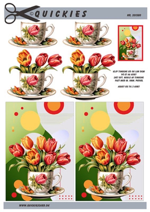 3D Tulipaner i kop